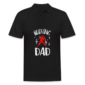 Irish Dublin Hurling - Männer Poloshirt - Schwarz - Vorne - Kai (181cm)