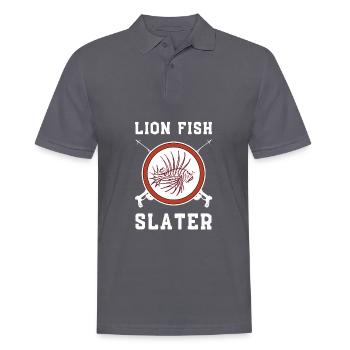 Lionfish Save The Reef Eat Lionfish Spearfishing - Männer Poloshirt - Anthrazit - Vorne - Nico (186cm)