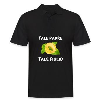 Italian Penne Pasta Tortellini - Männer Poloshirt - Schwarz - Vorne - Kai (181cm)