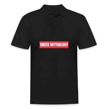 Greek Mythology Gods Ancient Greece - Männer Poloshirt - Schwarz - Vorne - Kai (181cm)