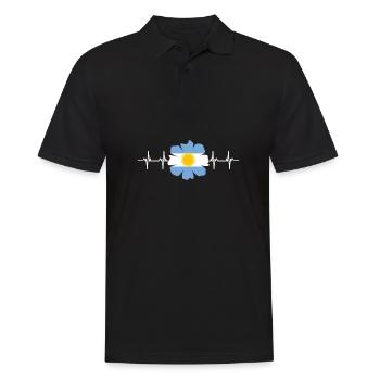 Drapeau de l’Argentine - Polo Homme - noir - Devant - Kai (181cm)