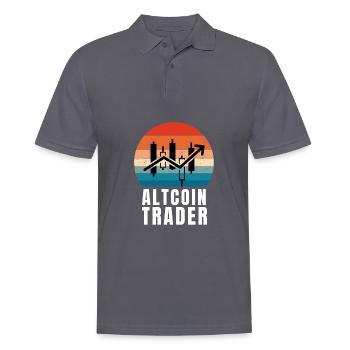 Altcoin Traders - Männer Poloshirt - Anthrazit - Vorne - Nico (186cm)