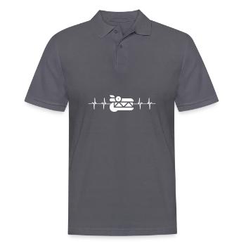 Aztec Calendar - Quetzalcoatl - Männer Poloshirt - Anthrazit - Vorne - Nico (186cm)