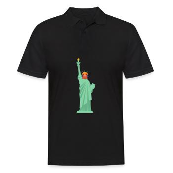 Aztec Calendar - Quetzalcoatl - Men's Polo Shirt - black - Front - Kai (181cm)