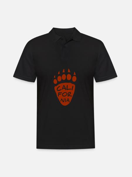 California This Place - Men's Polo Shirt - black