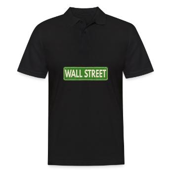 NY Stock Exchange Bull - Männer Poloshirt - Schwarz - Vorne - Kai (181cm)