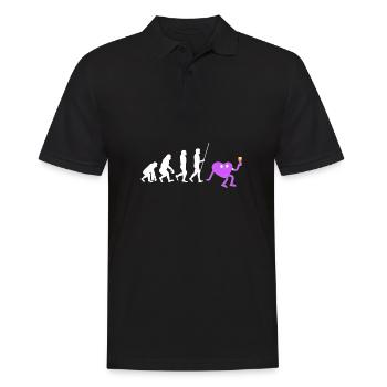 Dégustation de vin - Le vin est ma couleur préférée - Polo Homme - noir - Devant - Kai (181cm)