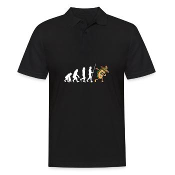 Le mardi, nous mangeons des tacos - Polo Homme - noir - Devant - Kai (181cm)