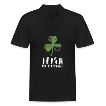 Italia - Italien par mariage - Polo Homme - noir - Devant - Kai (181cm)