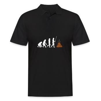 I Poop A Lot - Men's Polo Shirt - black - Front - Kai (181cm)