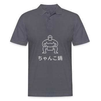 Ragoût de sumo - Hot Pot Chanko Hub - Polo Homme - charbon - Devant - Nico (186cm)