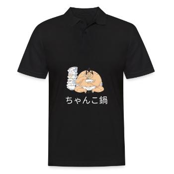Ragoût de sumo - Hot Pot Chanko Hub - Polo Homme - noir - Devant - Kai (181cm)