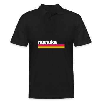 New Zealand Bee Keeper - Manuka Honey - Men's Polo Shirt - black - Front - Kai (181cm)