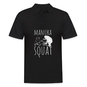 New Zealand Bee Keeper - Manuka Honey - Men's Polo Shirt - black - Front - Kai (181cm)
