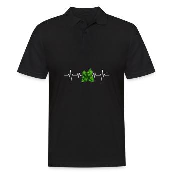 Italian Cuisine - Basil Pesto Is The Besto - Männer Poloshirt - Schwarz - Vorne - Kai (181cm)
