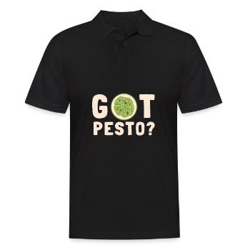 Italian Cuisine - Basil Pesto Is The Besto - Männer Poloshirt - Schwarz - Vorne - Kai (181cm)