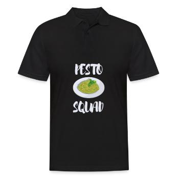 Italian Cuisine - Basil Pesto Is The Besto - Männer Poloshirt - Schwarz - Vorne - Kai (181cm)
