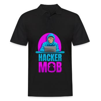 Programmeur Coder Développeur de logiciels - Polo Homme - noir - Devant - Kai (181cm)