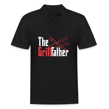 BBQ Grilling I Barbecue Chef I Grill Daddy I The - Männer Poloshirt - Schwarz - Vorne - Kai (181cm)