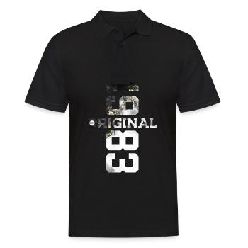 43E ANNIVERSAIRE ORIGINAL DE 1983 - Polo Homme - noir - Devant - Kai (181cm)