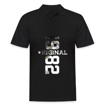 44E ANNIVERSAIRE ORIGINAL DE COOL 1982 - Polo Homme - noir - Devant - Kai (181cm)
