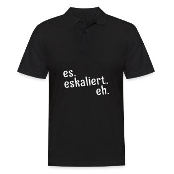 il dégénère de toute façon cadeau - Polo Homme - noir - Devant - Kai (181cm)