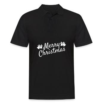 Merry Christmas Merry Christmas Gift - Men's Polo Shirt - black - Front - Kai (181cm)