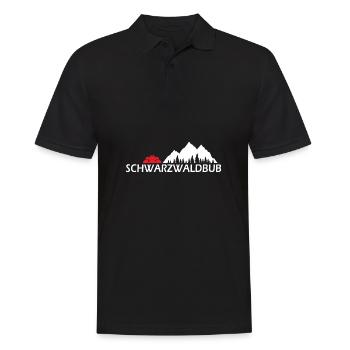 Schwarzwaldbub Schwarzwald Boolenhut Geschenk - Männer Poloshirt - Schwarz - Vorne - Kai (181cm)