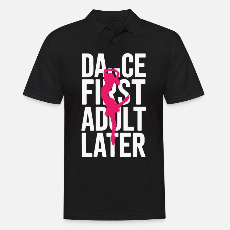 Dancing Dancers Dancing - Men's Polo Shirt - black