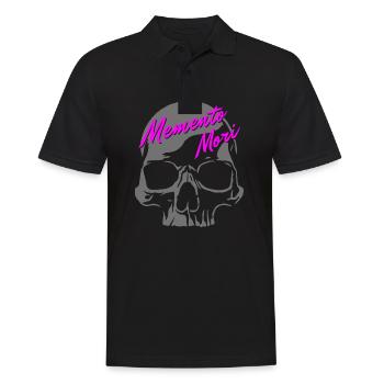 Crâne - Memento Mori - Polo Homme - noir - Devant - Kai (181cm)