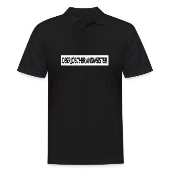 Freiwillige Feuerwehr Feuerwehrmann Geschenk - Männer Poloshirt - Schwarz - Vorne - Kai (181cm)