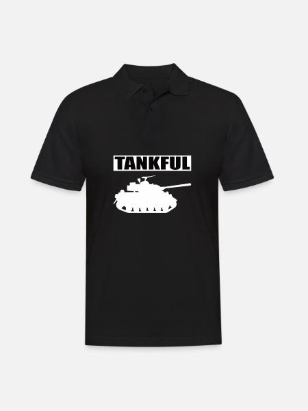 Tank Tankful Tank Driver - Men's Polo Shirt - black
