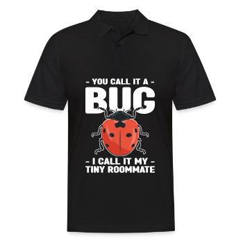 Insekten sammeln - Männer Poloshirt - Schwarz - Vorne - Kai (181cm)