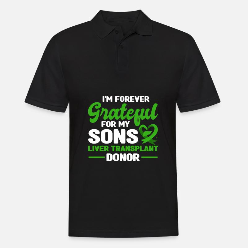 Organspender - Männer Poloshirt - Schwarz