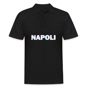 Napoli Napoli Italy Italia - Men's Polo Shirt - black - Front - Kai (181cm)
