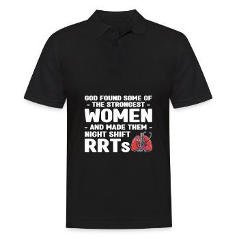 Atemtherapeut Geschenke | Atemtherapeuten Arzt - Männer Poloshirt - Schwarz - Vorne - Kai (181cm)
