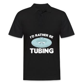 Wildwasser Rafting | Paddeln Schlauchboot Geschenk - Männer Poloshirt - Schwarz - Vorne - Kai (181cm)