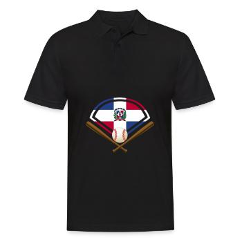 Baseball République dominicaine - Polo Homme - noir - Devant - Kai (181cm)