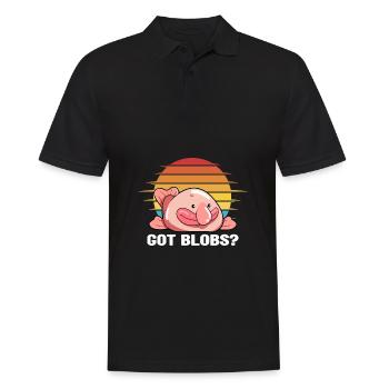 Blobfisch | Fische Aquaristik Blobfische Geschenke - Männer Poloshirt - Schwarz - Vorne - Kai (181cm)