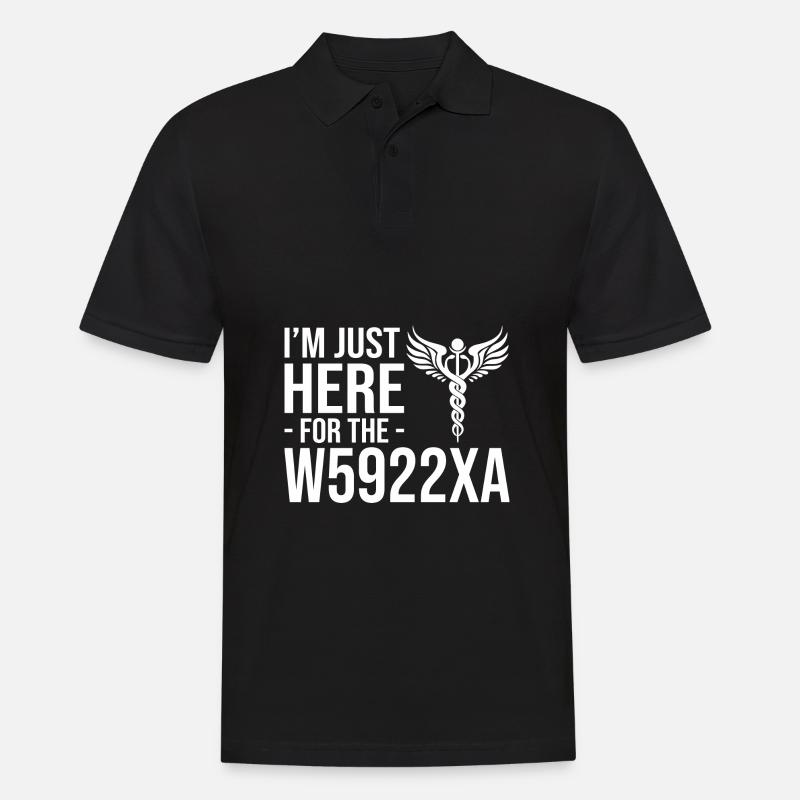 Medizinischer Kodierer - Männer Poloshirt - Schwarz
