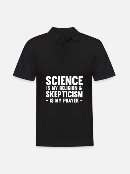 Atheismus - Männer Poloshirt - Schwarz