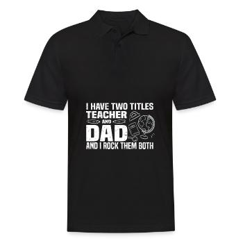 Enseignant - Polo Homme - noir - Devant - Kai (181cm)