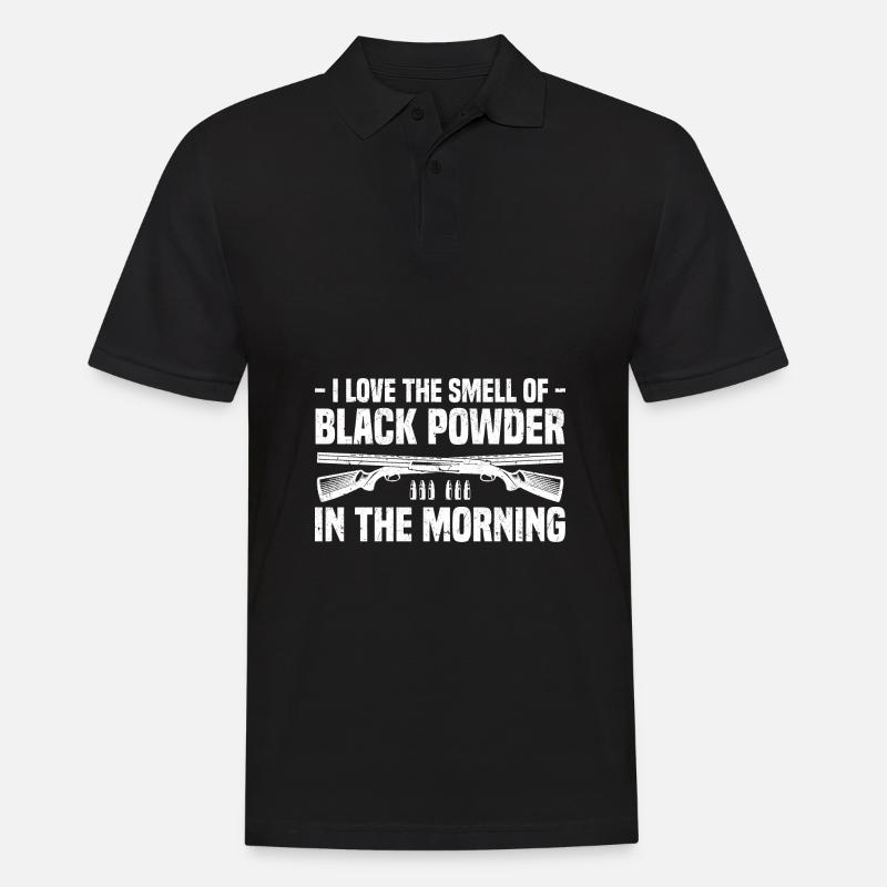 Muzzleloader - Männer Poloshirt - Schwarz