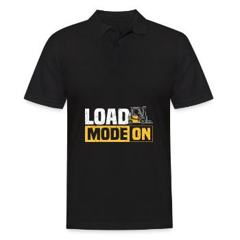 Forklift driver sayings | Forklift Gift - Men's Polo Shirt - black - Front - Kai (181cm)