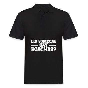 Schädlingsbekämpfer - Männer Poloshirt - Schwarz - Vorne - Kai (181cm)