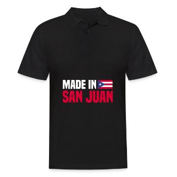 San Juan Puerto Rico - Men's Polo Shirt - black - Front - Kai (181cm)
