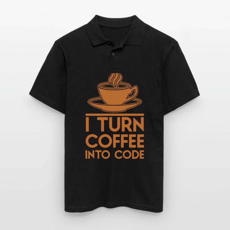 Java Html Shirt Gift Programming Coder Code Men's Polo Shirt