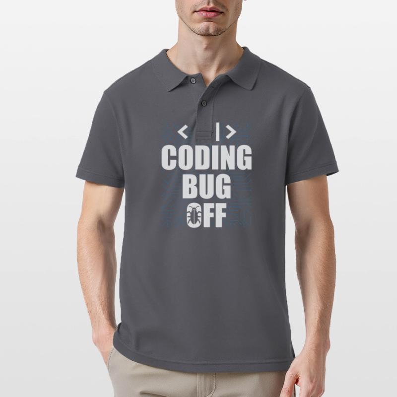 I'm Coding Bug Off It Specialists Software Men's Polo Shirt