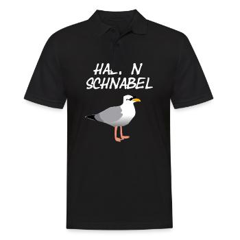 Mouette fraîche - Polo Homme - noir - Devant - Kai (181cm)