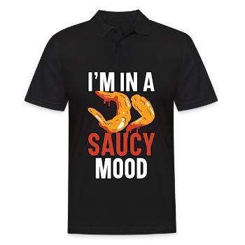 Buffalo Wings Foodie Cuisine Américaine Poulet - Polo Homme - noir - Devant - Kai (181cm)